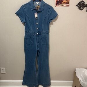 Blue Denim Jumpsuit